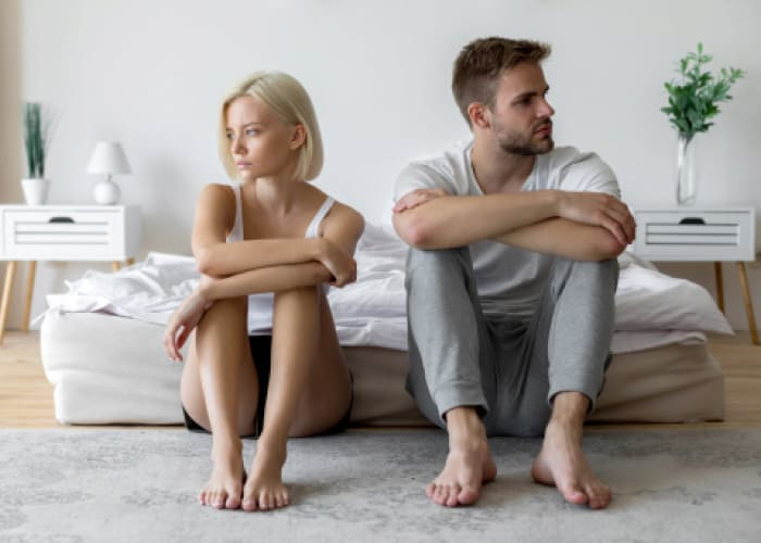 couple having problems in relationship