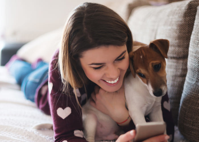 texting in bed