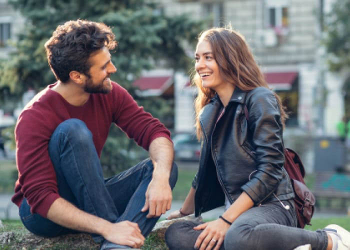 couple at the park