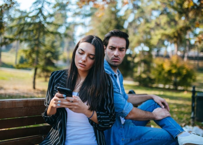 couple discussing their relationship